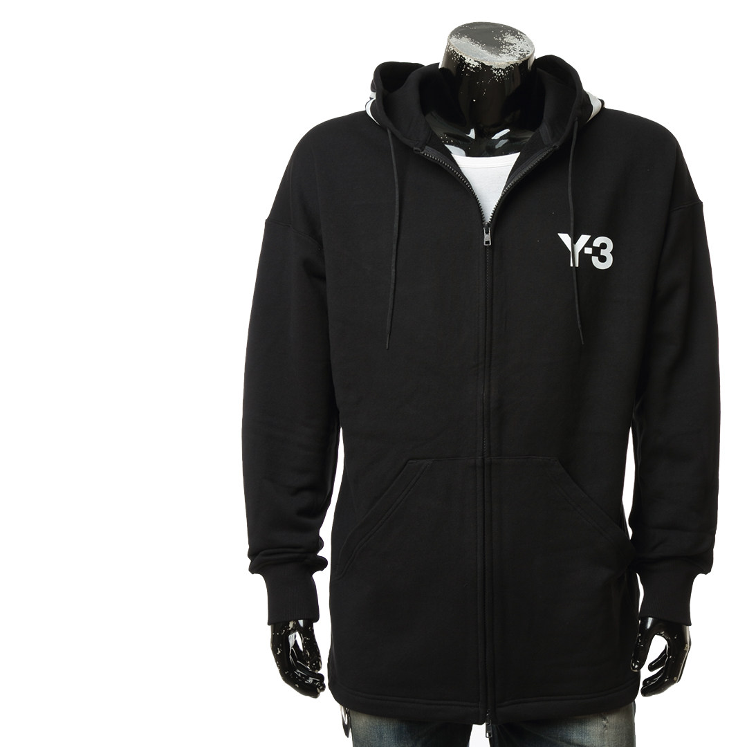 仟良y3y3男士潮流经典三杠时尚休闲连帽外套卫衣