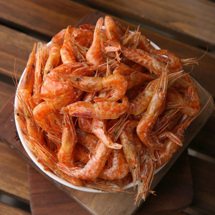 自晒虾干250克农家自制风干红虾干