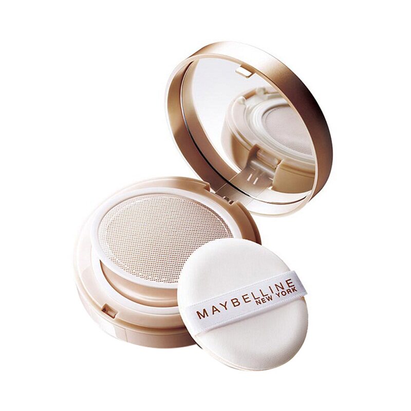 美宝莲梦幻光透轻垫粉凝10g网格粉底气垫bb粉底液