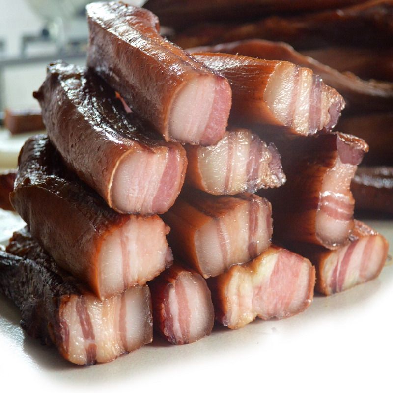 米糠腊肉湖南特产烟熏农家风干腌肉咸肉湘西腌肉