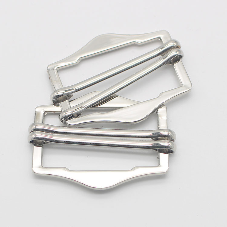 25cm内径箱包调节扣马金色扣目字四档金属4cm纽扣