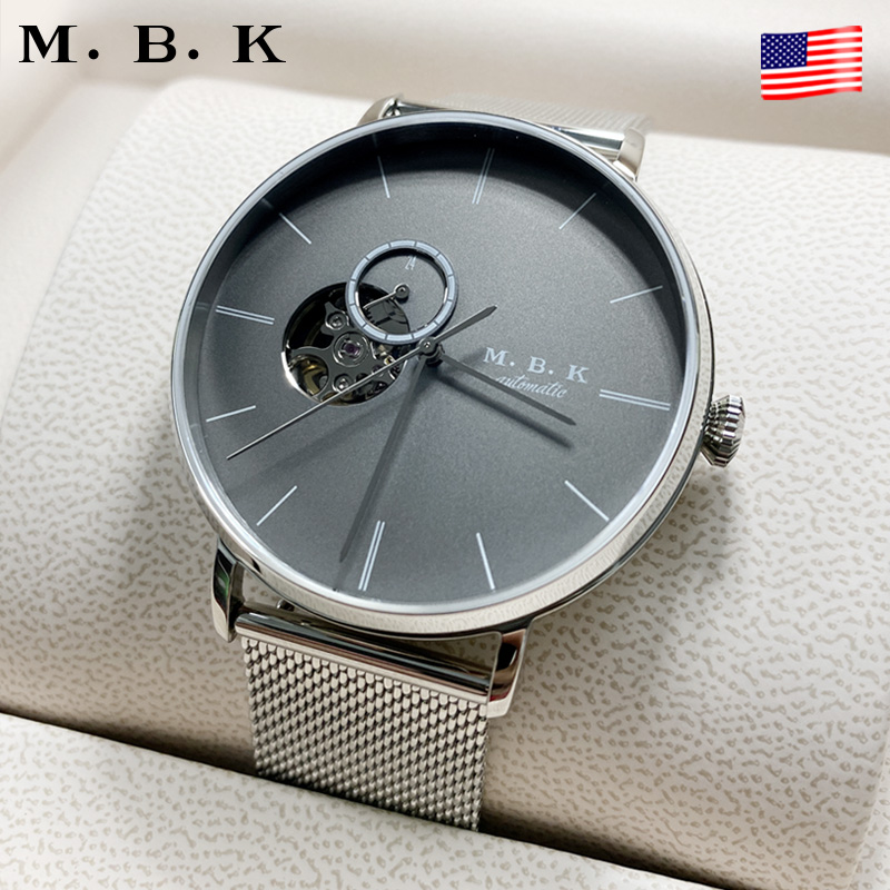 欧美进口mbk手表男士十大全自动机械表轻奢品牌男表防水超薄简约