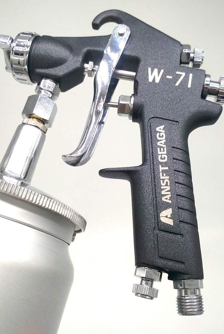 喷枪黑金钢油漆汽车气动雾化高雾化w71漆枪喷漆洒水