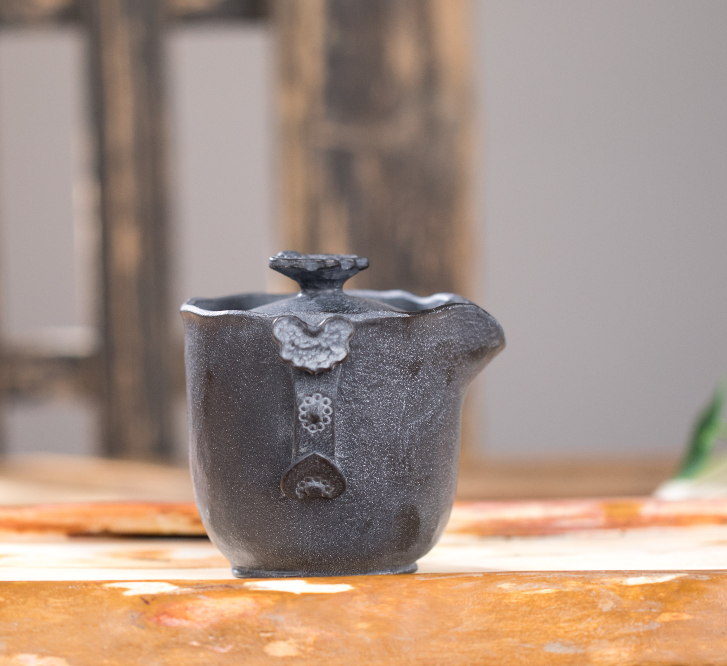 湖南安化冰碛岩茶壶图片
