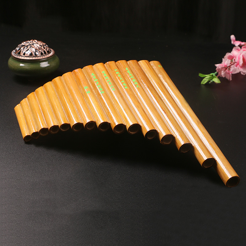 排箫乐器初学15管儿童学生入门22管g调专业舞台演奏成人吹管排笛