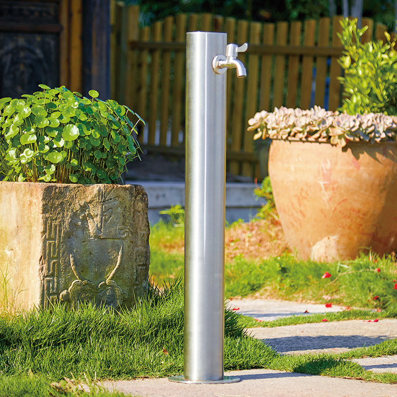 水龙头不锈钢立柱户外别墅花园庭院院子室外防冻洗衣机龙头