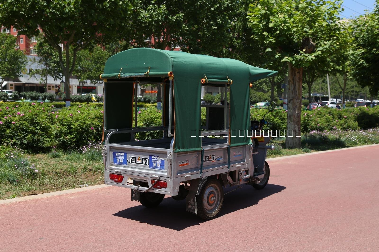 三轮车遮阳雨棚车篷方管车棚电动全封遮阳篷