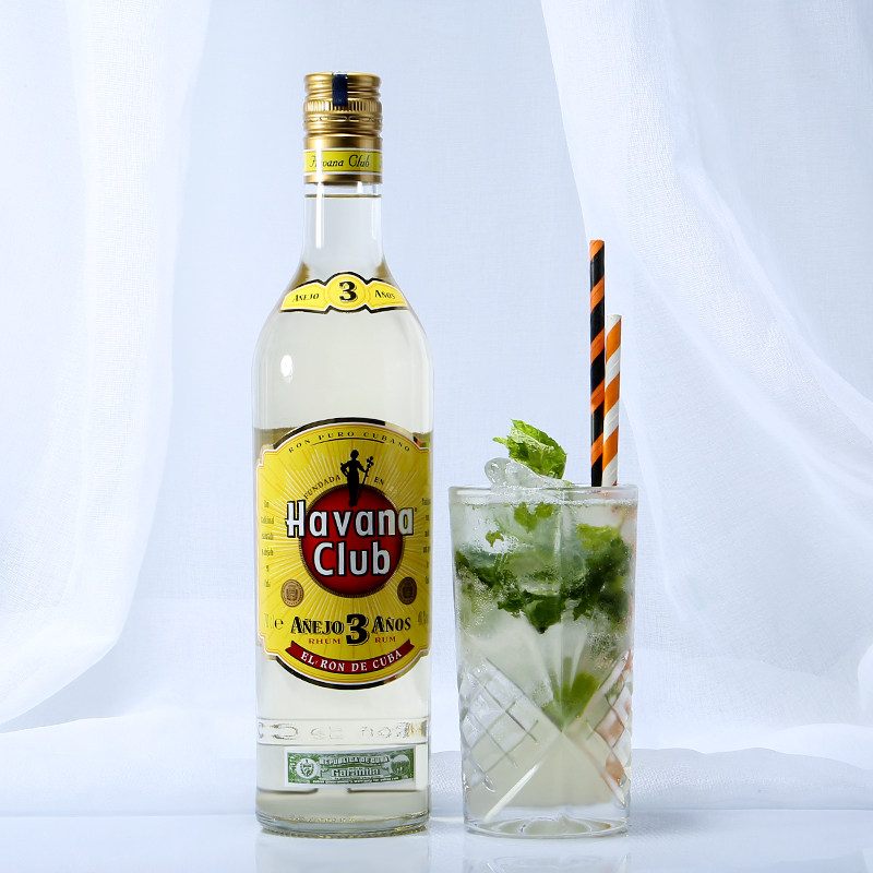 mojito哈瓦纳瓦纳俱乐部朗姆洋酒哈瓦那鸡尾基酒调酒朗姆酒
