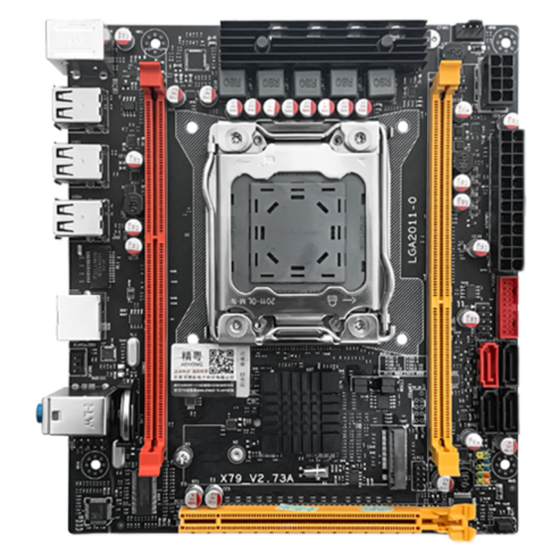 精粤x79迷你主板全新电脑台式机游戏办公多开主板