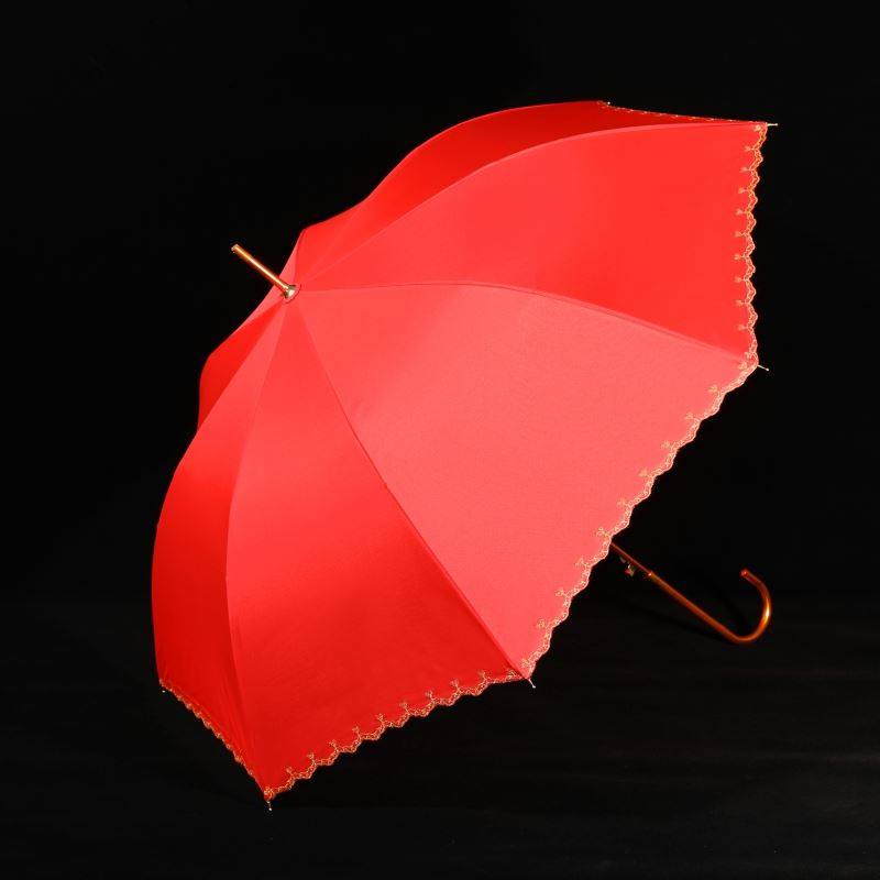 红伞出嫁结婚高级婚庆专用新娘伞婚婚礼雨伞伞