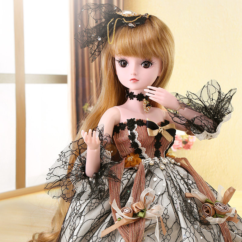 黛米娃娃换装改妆关节洋娃娃bjd公主城堡女孩六一儿童节娃娃