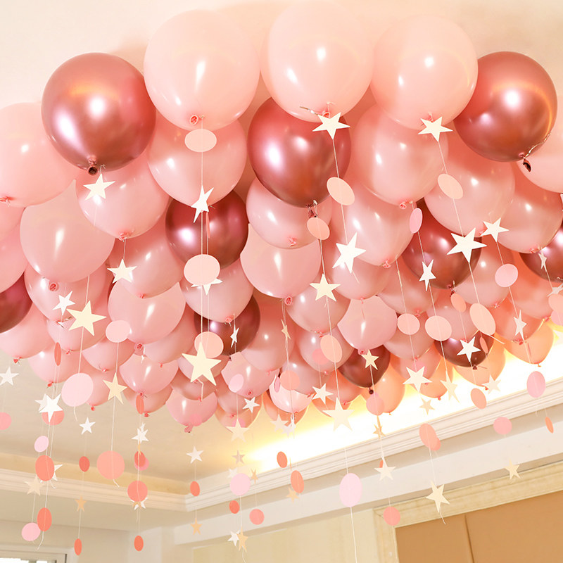网红吊顶气球婚房布置套装装饰新房客厅卧室婚礼婚庆结婚用品大全
