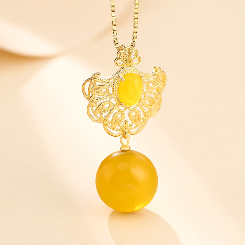 扣头吊坠纯银夹扣diy配件日韩珍珠吊扣翡翠扣