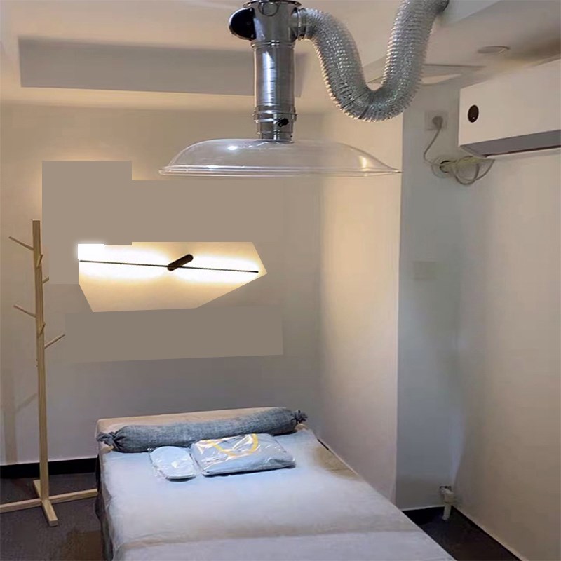 艾灸排烟系统抽烟机养生馆净化遥控设备烟雾家用排风艾烟器吸烟罩