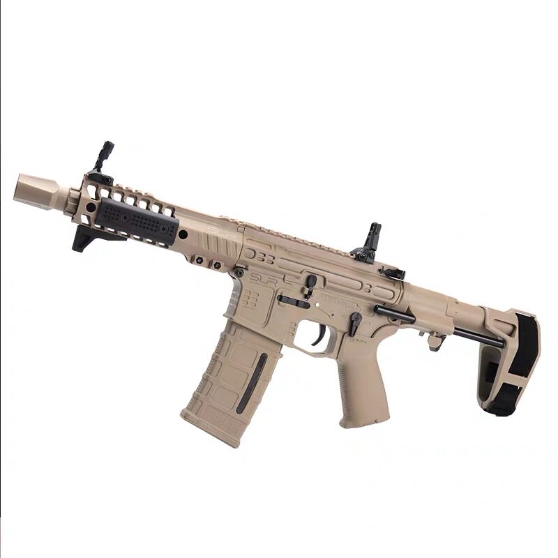 斯泰迪slr尼龙cqb短突步枪冲锋电动连发水弹精击成品儿童玩具枪