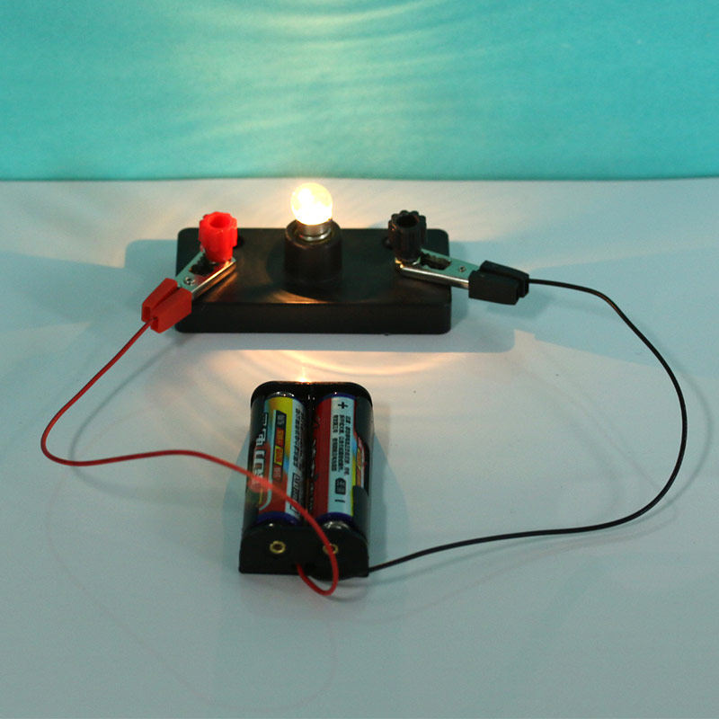 diy灯泡亮了科技制作儿童物理科学实验电路器材科学实验