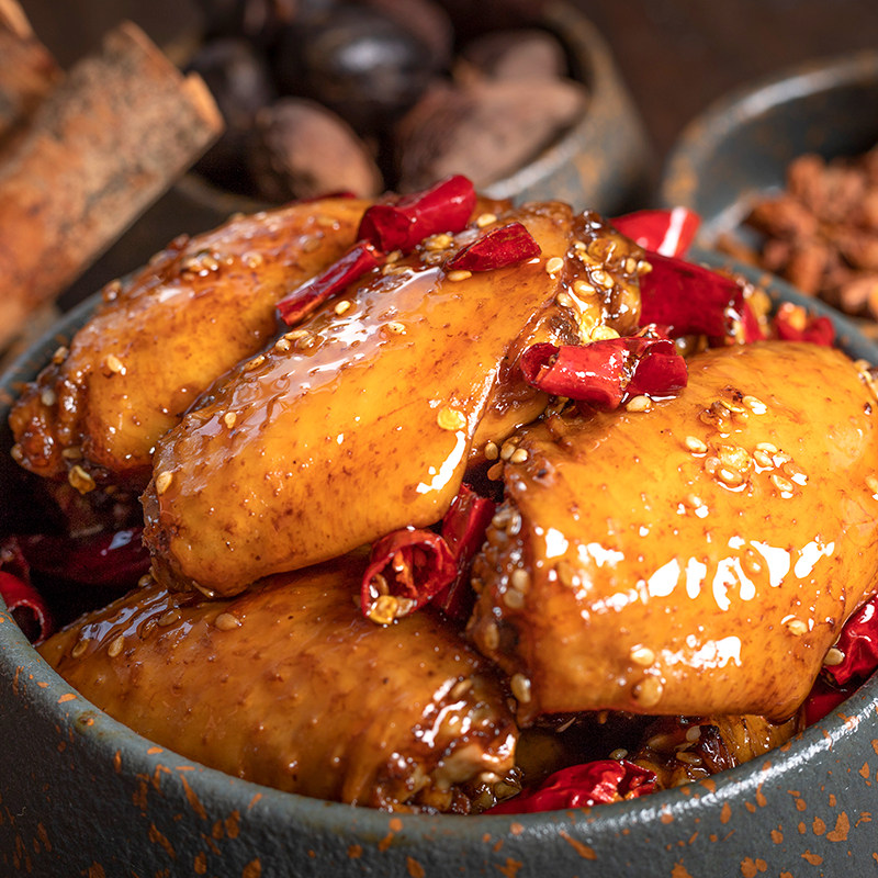 帮主吃鸡中翅麻辣开袋即食熟食香辣肉类零食鸡肉零食