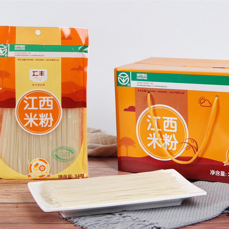 米粉五丰江西直条过桥米线河粉方便粉丝340g螺蛳粉