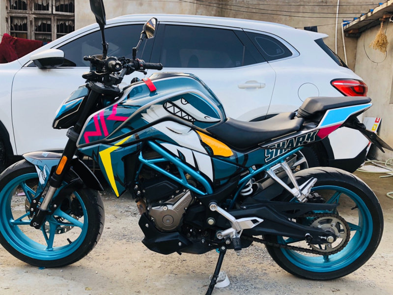 适用于春风nk250摩托车贴花改装贴纸车身拉花整车贴纸