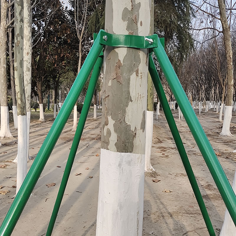 支撑绿化大树苗木防风支架镀锌钢管树木撑架苗木固定器