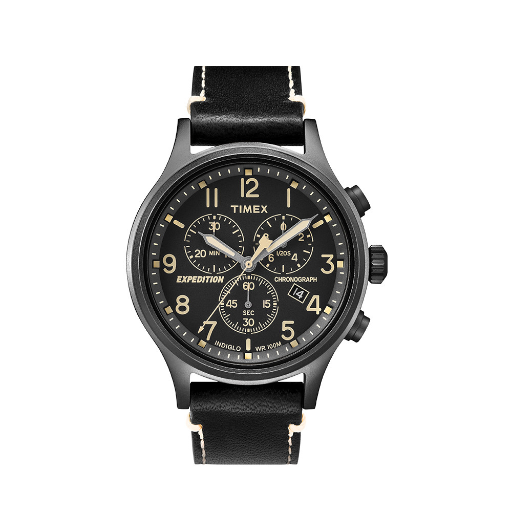 【直营】timex天美时美国潮牌expedition系列石英表男表三眼计时