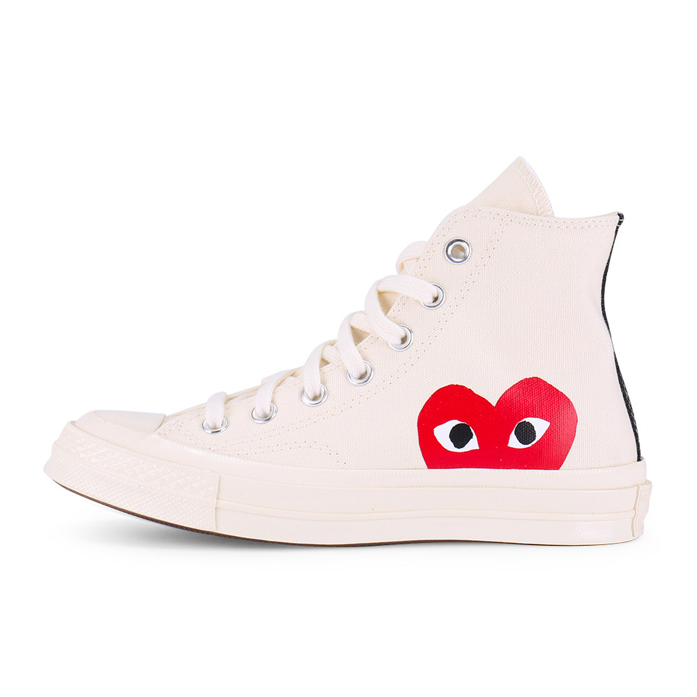 天猫【直营】cdg play comme des garcons x converse联名高帮帆布鞋