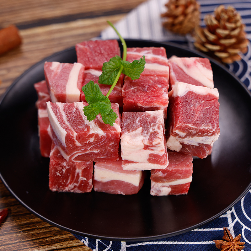 牛肉直营原切牛腩块澳洲谷饲冷冻安格格斯粒牛牛腩
