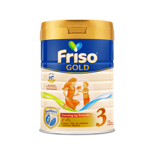 荷兰Friso/美素佳儿金装宝宝成长配方奶粉HMO 3段900g/罐 (1-3岁)