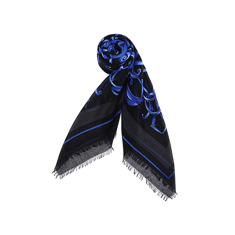 直营versace范思哲休闲男士围巾ifo1401it0110羊绒正品女士围巾