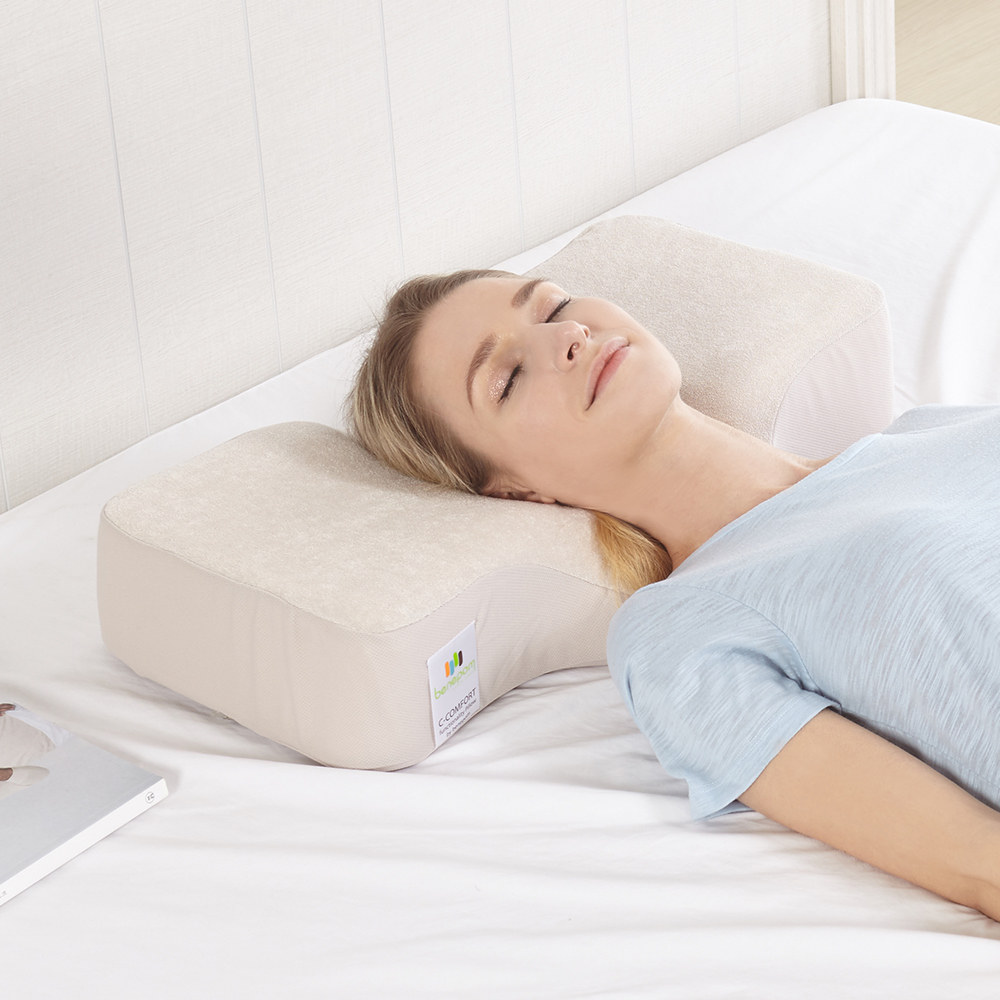 颈椎benepom直营韩国进口记忆忆棉枕头修复睡觉枕头
