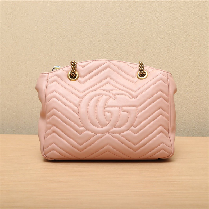 背包marmont女款新女款自营中古古驰gucci粉色通用款女包