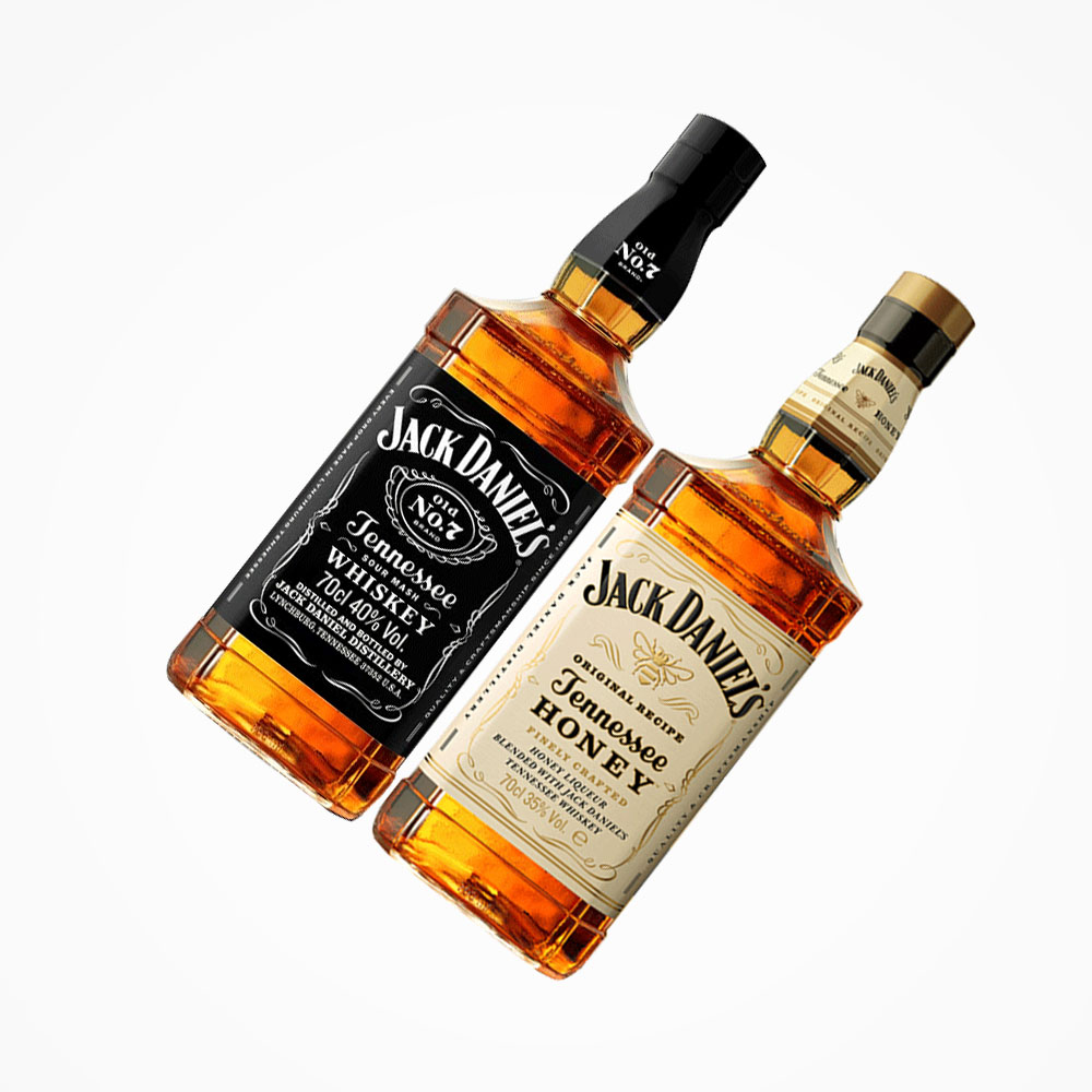 味正价不贵不上头配苏打水蜂蜜杰克丹尼威士忌蜂蜜味750ml2瓶