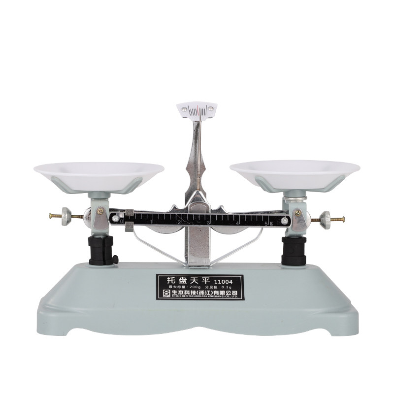托盘天平带砝码200g初中高中物理化学实验器材医药化工机械天平中学