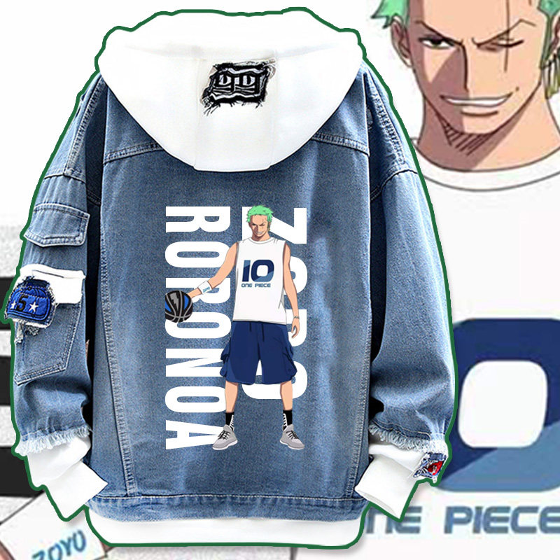 海贼王联名索隆同款衣服潮牌小众设计宽松连帽卫衣