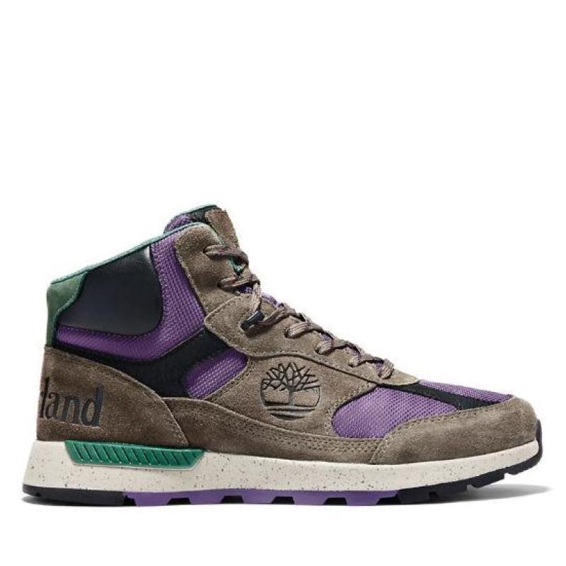 TIMBERLAND/添柏岚男户外登山鞋中帮轻便支撑透气系带拼接 T1142