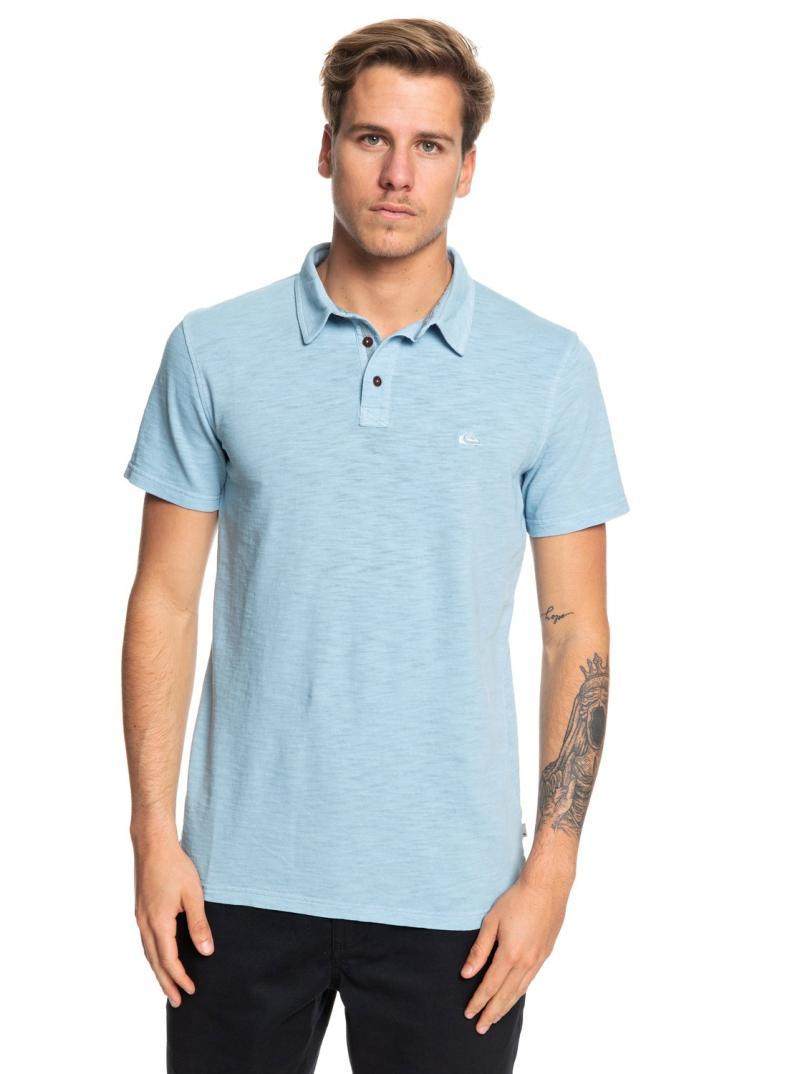 quiksilver男款polo衫马球衫户外纯棉纯色宽松舒适户外休闲衣