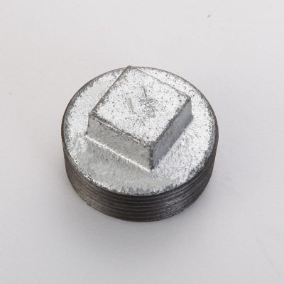 堵头管堵外丝4分镀锌丝口dn25水管铸铁铁丝管堵