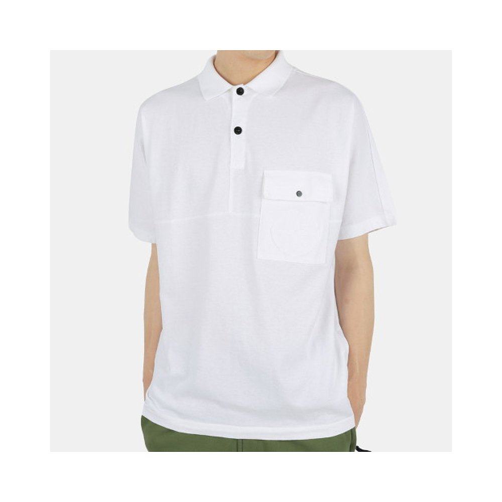 韩国直邮stoneislanddimont22ss石头口袋绣花短袖t恤