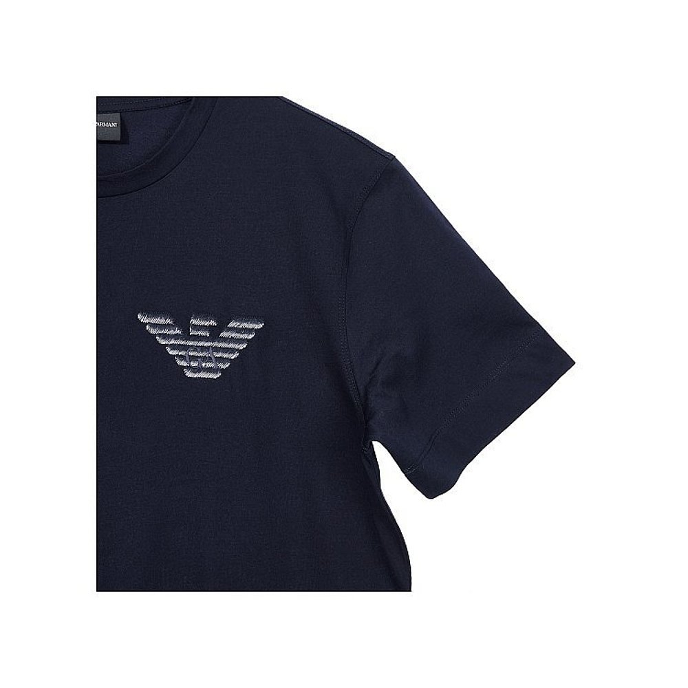 韩国直邮emporioarmani乐天百货绣花老鹰标志t恤