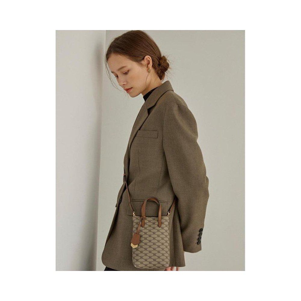 韩国直邮hazzys哈吉斯灰色皮革迷你包时尚时尚轻巧通用款女包