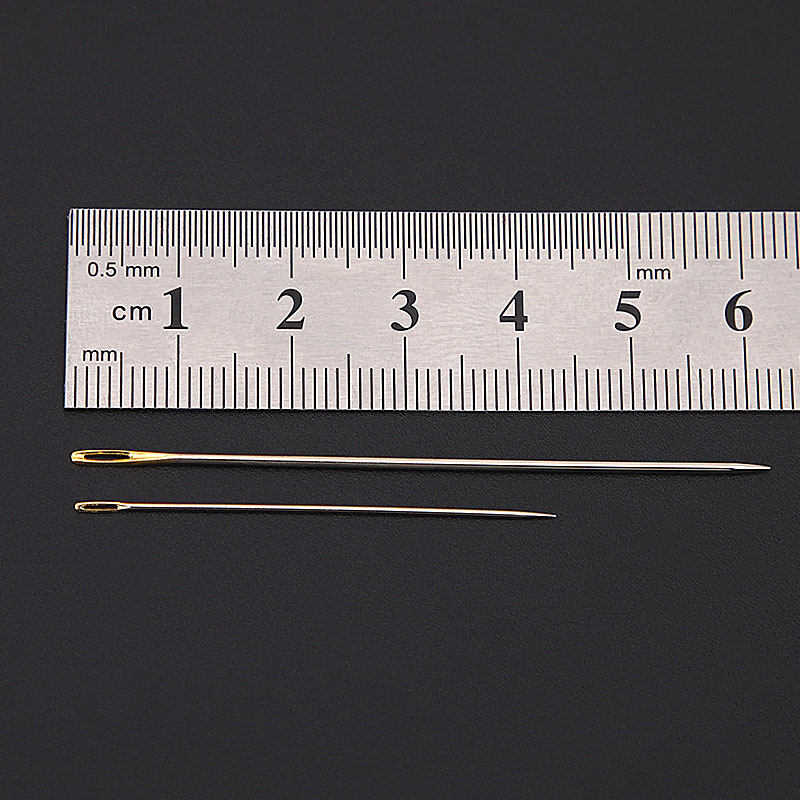 家用缝被子针厚布针纳鞋底针diy金尾长针缝皮革针