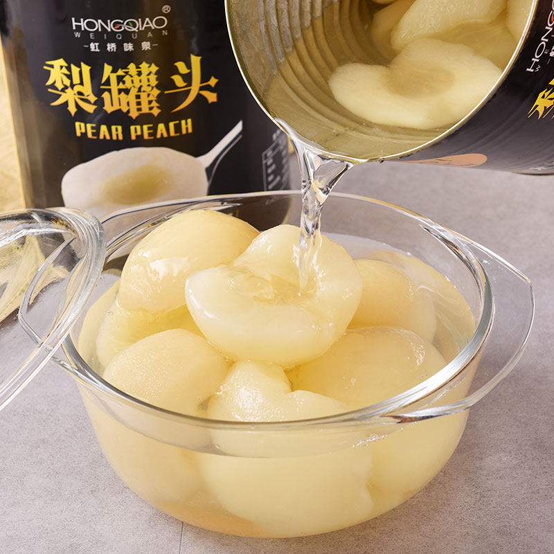 罐头砀山梨子3公斤餐饮新鲜水果罐头烘培糖水包邮水果罐头