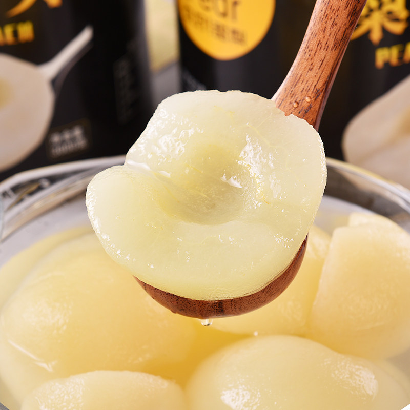 罐头砀山梨子3公斤餐饮新鲜水果罐头烘培糖水包邮水果罐头