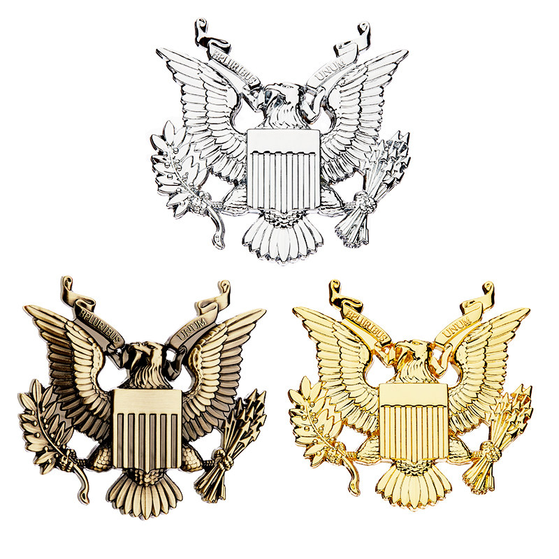 老鹰鹰图腾汽车装饰贴纸3d立体金属创意个性尾标车身汽车装饰贴