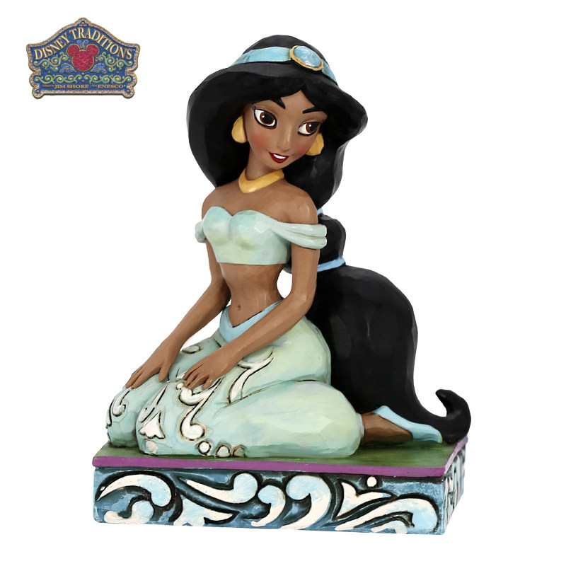 预售enesco阿拉丁神灯摆件正版迪士尼茉莉公主周边手办