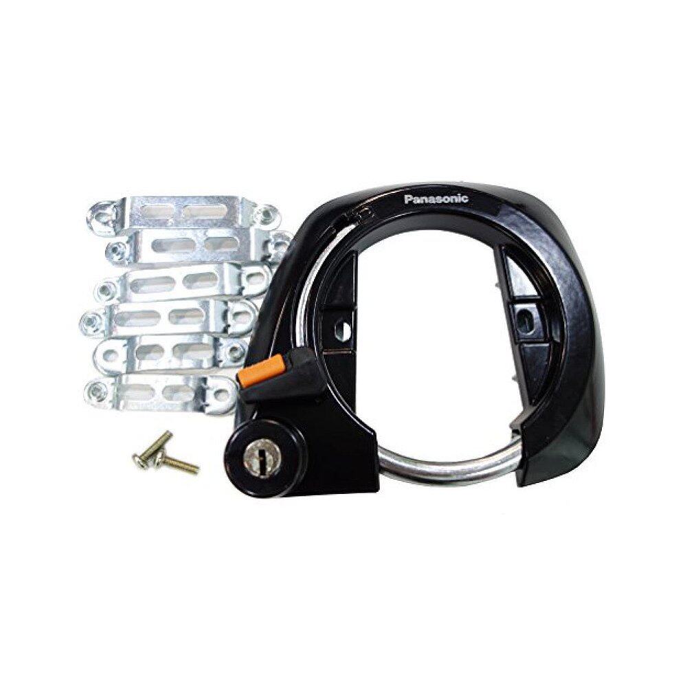 日本直邮panasonic松下摩托车车锁圆锁saj079黑色自行车摩托车车锁