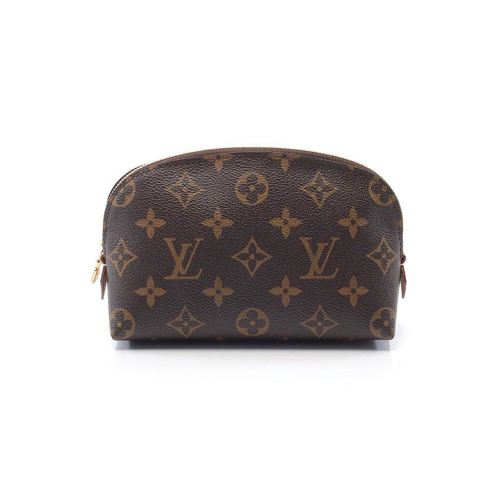 日本直邮中古lv路易威登pochette化妆包老花pvc手拿包