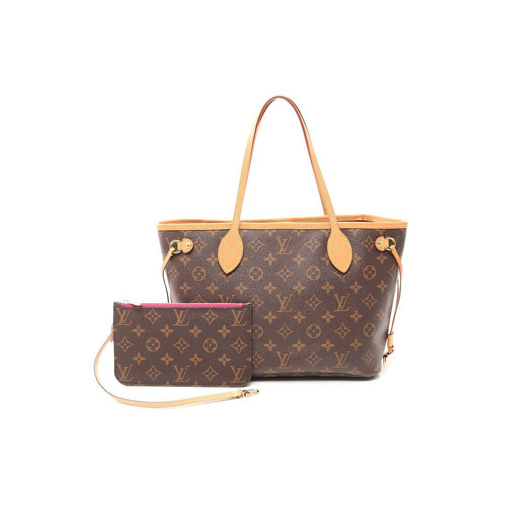 日本直邮中古lv路易威登neverfullpm小号托特r0052托特包