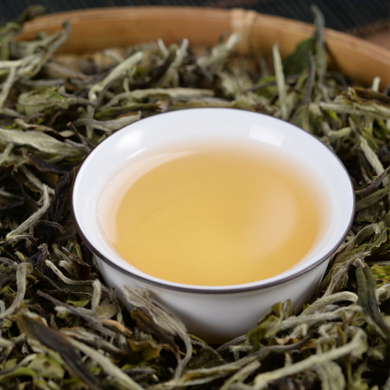 白牡丹山茶艺高工艺日晒500g散装春茶茶叶福建白牡丹