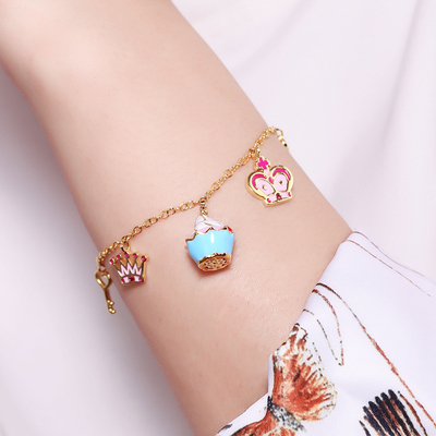 大英博物馆爱丽丝漫游奇境系列冷珐琅首饰开口戒指手链生日礼物女